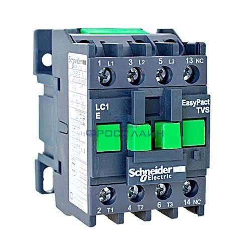 картинка Контактор LC1E 0601 Schneider (06 А, 3NO + 1NC, кат. 220 В) от магазина Фрост Лайн