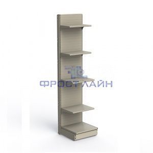 Стеллаж Нордика (50) прист.  500х500х2250, полка 400 - 2 шт., 300 - 2 шт., ценники