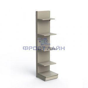 Стеллаж Нордика (50) прист.  500х500х2250, полка 400 - 3 шт., 300 - 1 шт., ценники