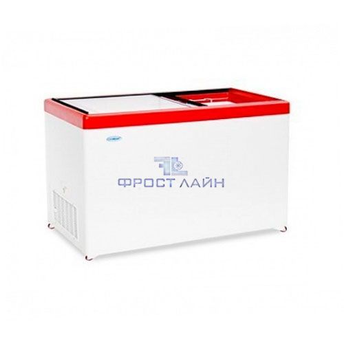картинка Ларь морозильный МЛП-350 красный (прямое стекло, 308 л.) от магазина Фрост Лайн