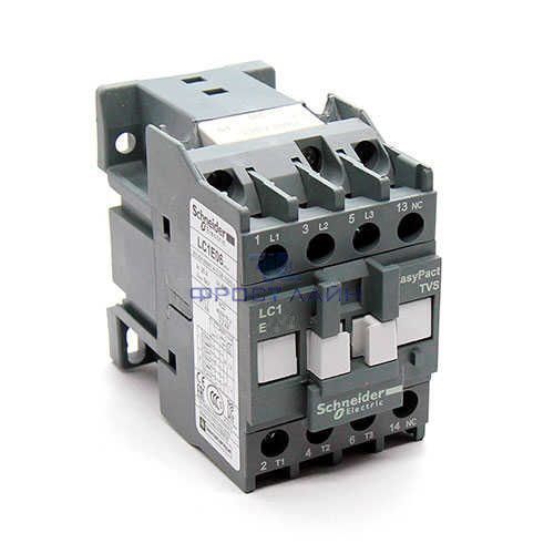 Контактор LC1E 2501 Schneider (25 А, 3NO + 1NC, кат. 220 В)