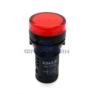 Лампа сигн. AD22DS(LED) матрица красный 230В,d22мм