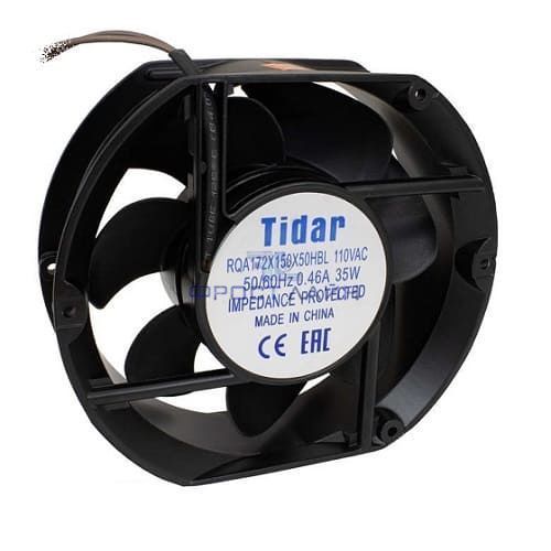 Вентилятор плоский Tider QA 15050 (17,2х15х5) овал