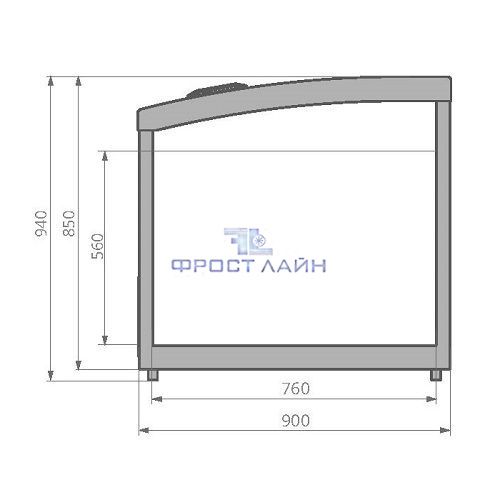 картинка Ларь-бонета POLO II 210 от магазина Фрост Лайн