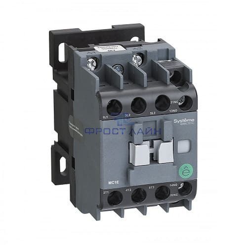 Контактор MC1E 12M7 Systeme Electric (12 А, 3NO, 1NC+1NO, кат. 220 В)